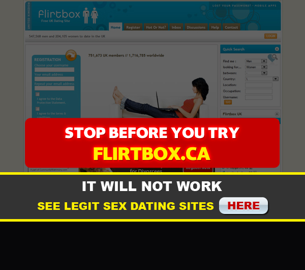 front page for flirtbox